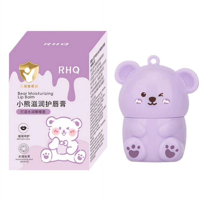 Bear Chapstick – Cute Little Bear Lip Balm with Fruit Flavors & Moisturizing Formula, Adorable Animal-Shaped Stick for Girls, Teens & Lip Care Lovers (Cantaloupe) - Image 1